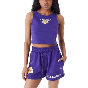 New Era Nba Team Logo Los Angeles Lakers Sleeveless T-shirt Blauw S Vrouw