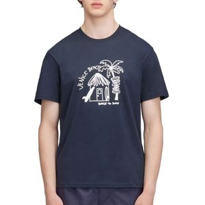 Sundek Venice Beach Printed T-shirt Met Korte Mouwen