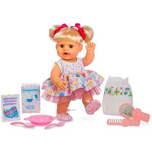 Berjuan Baby Susu Interactief Zusje Met Accessoires 38 Cm Pop