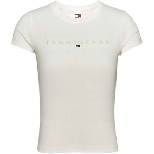 Tommy Jeans Slim Tonal Linear T-shirt Met Korte Mouwen