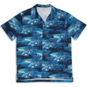 Nudie Jeans Arvid Pearls Hawaii Overhemd Met Korte Mouwen