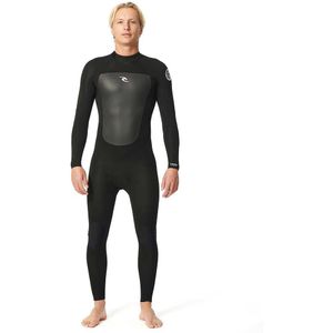 Rip Curl Omega 4/3 Mm Gb Steamer Wetsuit Met Lange Mouwen En Rits Op De Rug