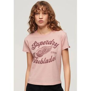 Superdry Archive Kiss Print Fit T-shirt Met Korte Mouwen