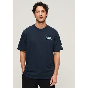 Superdry Sportswear Logo Loose Short Sleeve T-shirt Blauw 2XL Man
