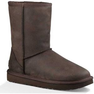 Ugg Classic Short Leather Boots Bruin EU 36 Vrouw