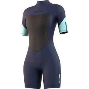 Mystic Brand Wetsuit - Maat XS  - Vrouwen - donker blauw - zwart - lichtblauw