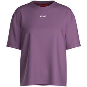 Hugo Shuffle Short Sleeve T-shirt Paars L Vrouw