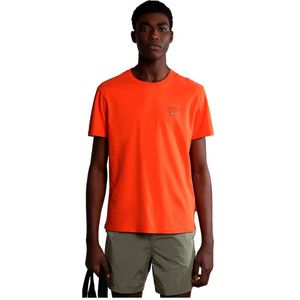 Napapijri Selbas Short Sleeve T-shirt Oranje L Man