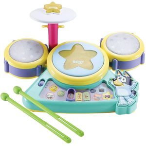Vtech - Bluey - Muzikale Trommels - Interactief Drumstel - Voor Kinderen - Met Drumstokken