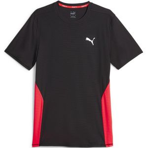 Puma Run Favorite Short Sleeve T-shirt Zwart M Man