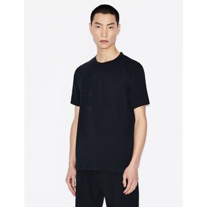 Armani Exchange 8nztcd_z8h4z Short Sleeve V Neck T-shirt Zwart XL Man