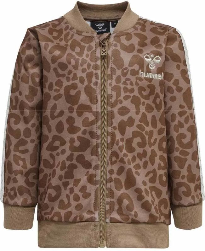 Hummel - Hmlnaomi - Sweatshirt - Multicolor - Katoen Interlock, Geborduurd Logo, Ritssluiting