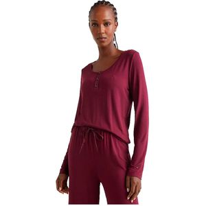 Tommy Hilfiger Henley T-shirt Met Lange Mouwen