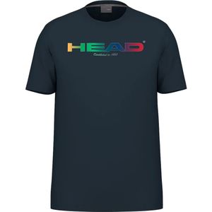 Head Racket Rainbow T-shirt Met Korte Mouwen