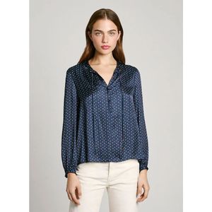 Pepe Jeans - Patricia - Vrouwenblouse - Met Geborduurde Bloemenmotieven
