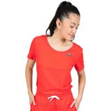 Le Coq Sportif - Saison N°1 - Dames-T-shirt - Katoen/Polyester - Korte Mouwen