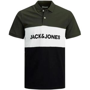 Jack & Jones Elogo Blocking Korte Mouw Poloshirt