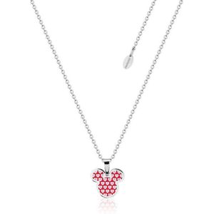 Disney Mickey Love Hearts Stainless Steel Necklace Veelkleurig