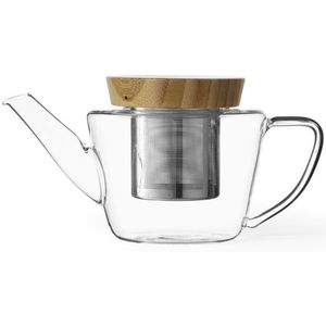 Viva Scandinavia - Infusion Theepot - 500 ml - 10.5x10.5x20 cm - Transparant