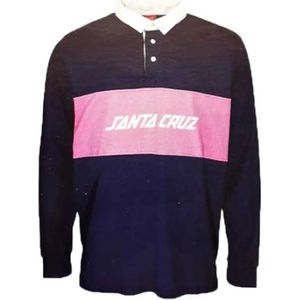 Santa Cruz Polo Top Strip T-shirt Met Lange Mouwen