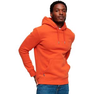 Superdry Essential Logo Hoodie Oranje XL Man