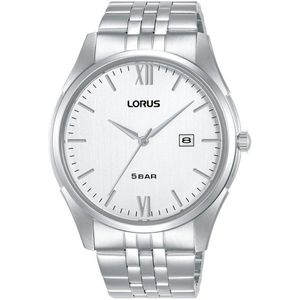 Lorus Watches Rh987px9 Classic 3 Hands 42 Mm Watch Zilver