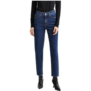Selected Amy Slim Row U High Waist Jeans Blauw 29 / 32 Vrouw
