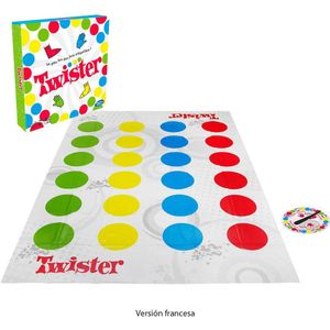 Twister - Bordspel (Franstalig) | Actief spel voor kinderen vanaf 6 jaar | Speel in teams | Perfect voor binnenactiviteiten
