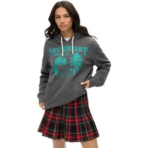 Superdry - Outdoor Graphic Hoodie - Oversized - Met Grote Zak - Geborstelde Voering