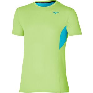 Mizuno Dryaeroflow Short Sleeve T-shirt Groen 2XL Man