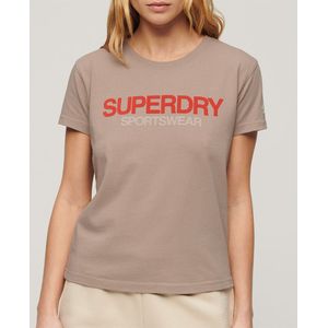 Superdry Sportswear Logo Fitted T-shirt Met Korte Mouwen