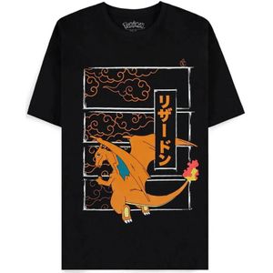 Difuzed Pokemon Charizard T-shirt