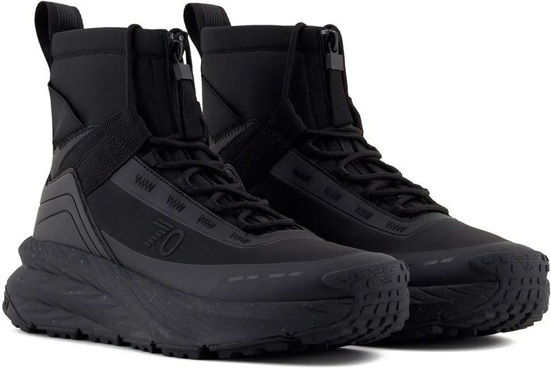 EA7unisex. 7X000300_AF18451 Cruser Sonic 7.0 leren schoenen zwart (36 2/3), Plat, Veters, Casual