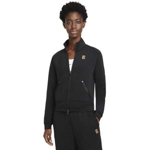 Nike Court Jacket Zwart L Vrouw