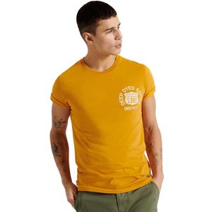 Superdry Workwear Graphic 185 Short Sleeve T-shirt Oranje L Man