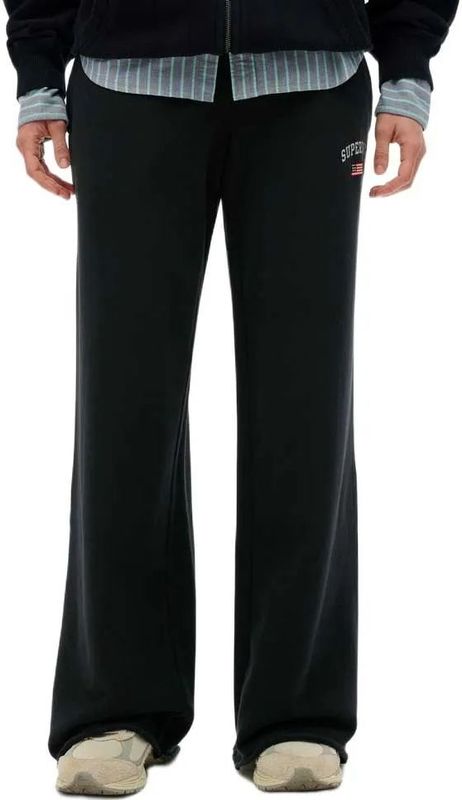 Superdry - Athletic Essential - Trainingsbroek - Rechte Pasvorm - Zwart