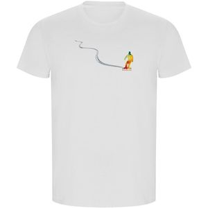 Kruskis Snowboard Track Eco Short Sleeve T-shirt Wit L Man