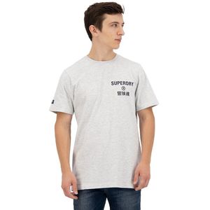Superdry Vintage Corp Logo Marl T-shirt Wit XS Man