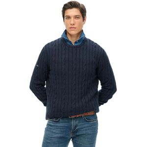 Superdry - Classic Cable - Gebreide Trui - Biologisch Katoen