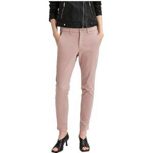 Selected Miley Mid Waist Chino Pants Roze 44 Vrouw
