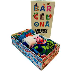 Happy Socks Barcelona Gift Set Sokken 3 Paren