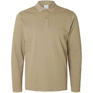 Selected Slim Toulouse Lange Mouw Poloshirt