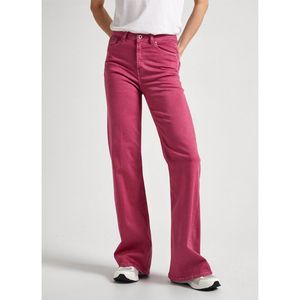 Pepe Jeans Slim Fit Flare High Waist Pants Roze 32 / 32 Vrouw