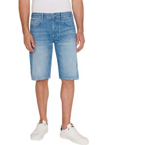 Pepe Jeans Relaxed Fit Denim Shorts Blauw 33 Man