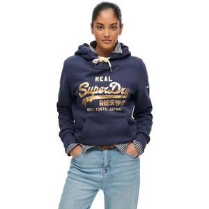 Superdry Vintage Logo Metallic Hoodie