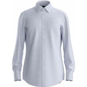 Boss - H Hank Kent C1 214 Overhemd - Blauw - Katoen