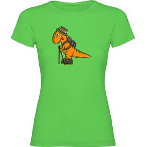 Kruskis Dino Trek Short Sleeve T-shirt Groen L Vrouw