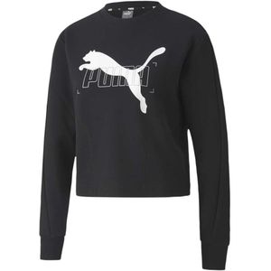 Puma Nu-tility Crew Sweatshirt Zwart S Vrouw