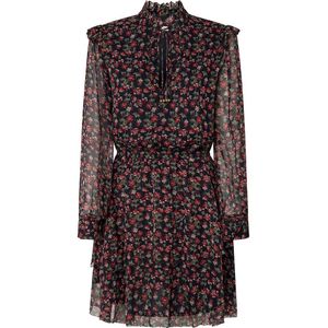 Pepe Jeans Olive Midi-jurk Met Lange Mouwen