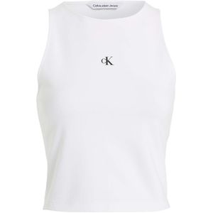 Calvin Klein Jeans Archival Milano Sleeveless T-shirt Wit XL Vrouw